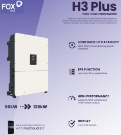 FoxESS Hybrid Inverter 3-Phase H3 Plus 50.0 , 50kW
