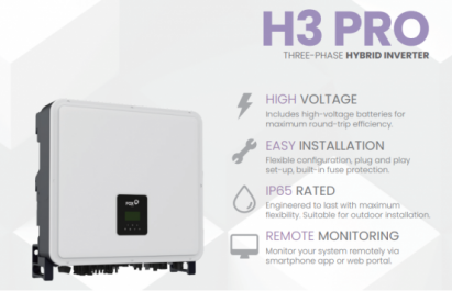 FoxESS Hybrid Inverter 3-Phase H3 Pro 25.0 , 25kW