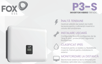 FoxESS Hybrid Inverter 3-Phase P3-5.0-SH , 5kW