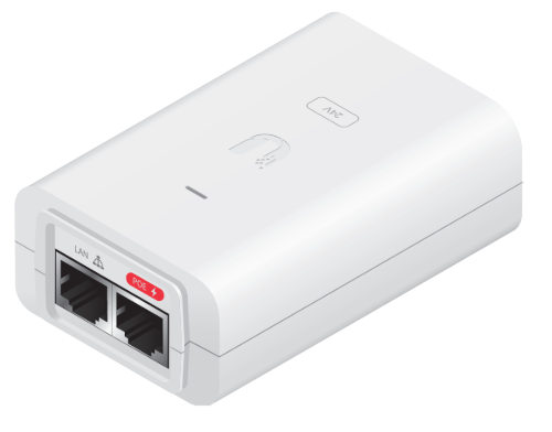 POE INJECTOR24V/24W GBIT POE-24-24W-G-WH