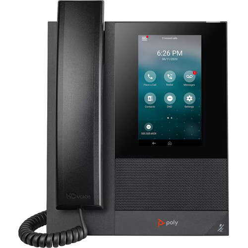 Poly CCX 400 Business Media Phone for Microsoft Teams and PoE-enabled No localization