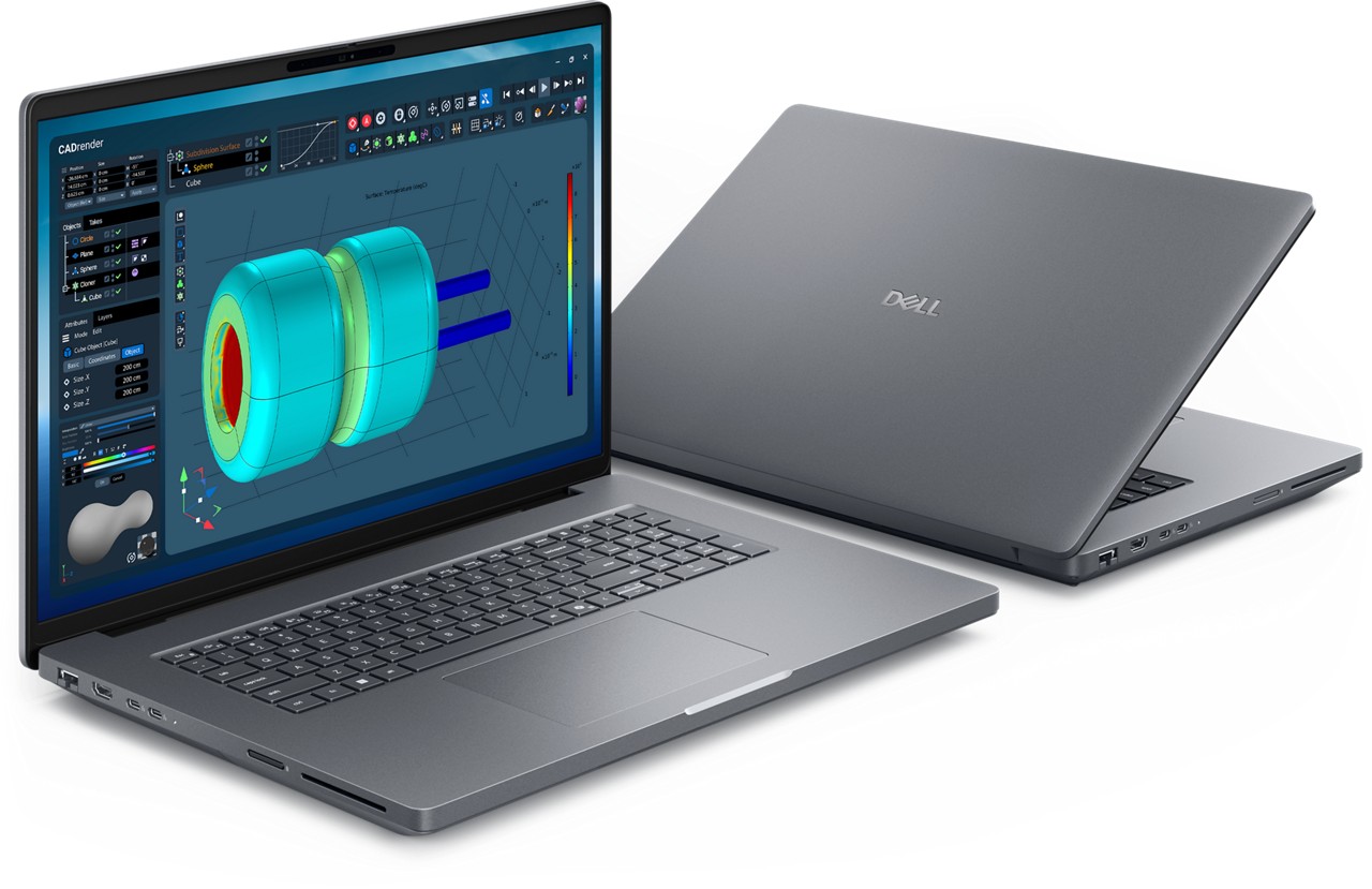 Dell Pro Max Plus MB18250,U9-285HX,64GB,1TB SSD,NVDIA RTX PRO 3000,FgrPr & SmtCd,W11 Pro,IR Cam & Mic,WLAN + BT,18.0" QHD+,Backlit Kb,6 Cell