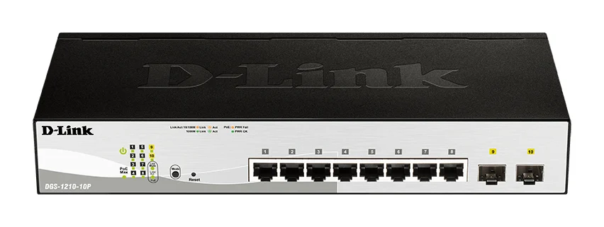 10-PORT LAYER2 POE GIGABIT/SMART MANAGED SWITCH