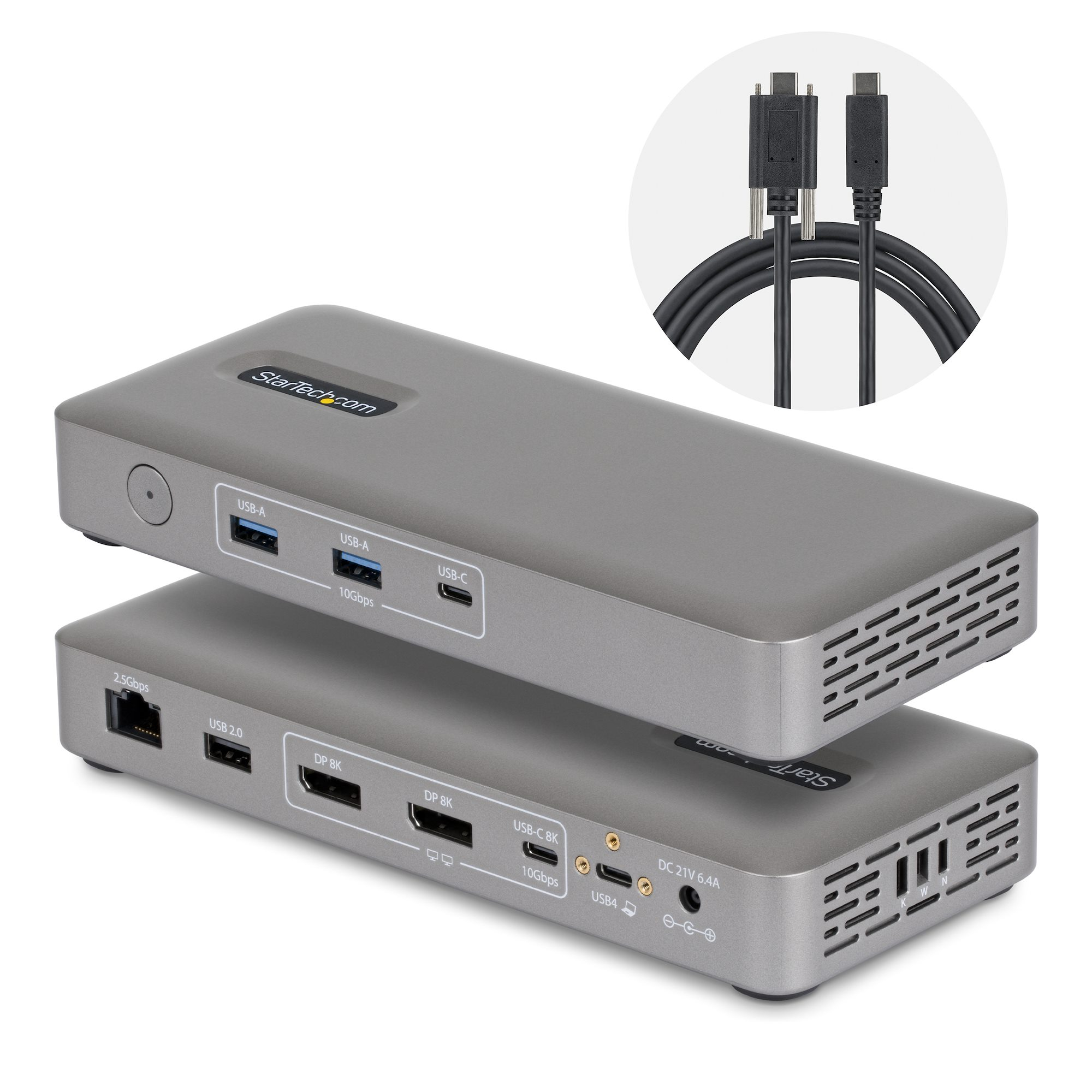 DUAL-DP USB4 DOCK 100W PD/144HZ 100W PD DRIVERLESS