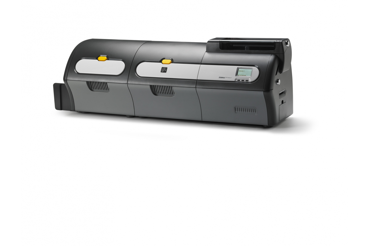 Printer ZXP Series 7; Dual Sided, Dual-Sided Lamination, UK/EU Cords, USB, 10/100 Ethernet, Contact and Contactless Mifare, ISO HiCo/Lo