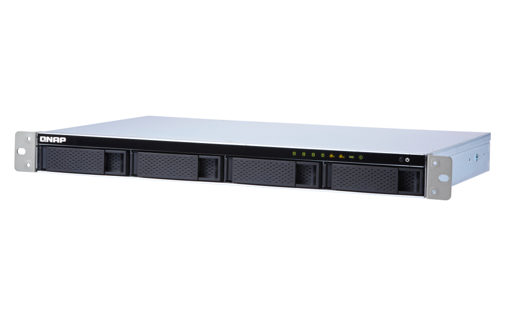 4-BAY QUAD-CORE 1.7 GHZ/SHORT-DEPTH RACKMOUNT NAS WITH 1