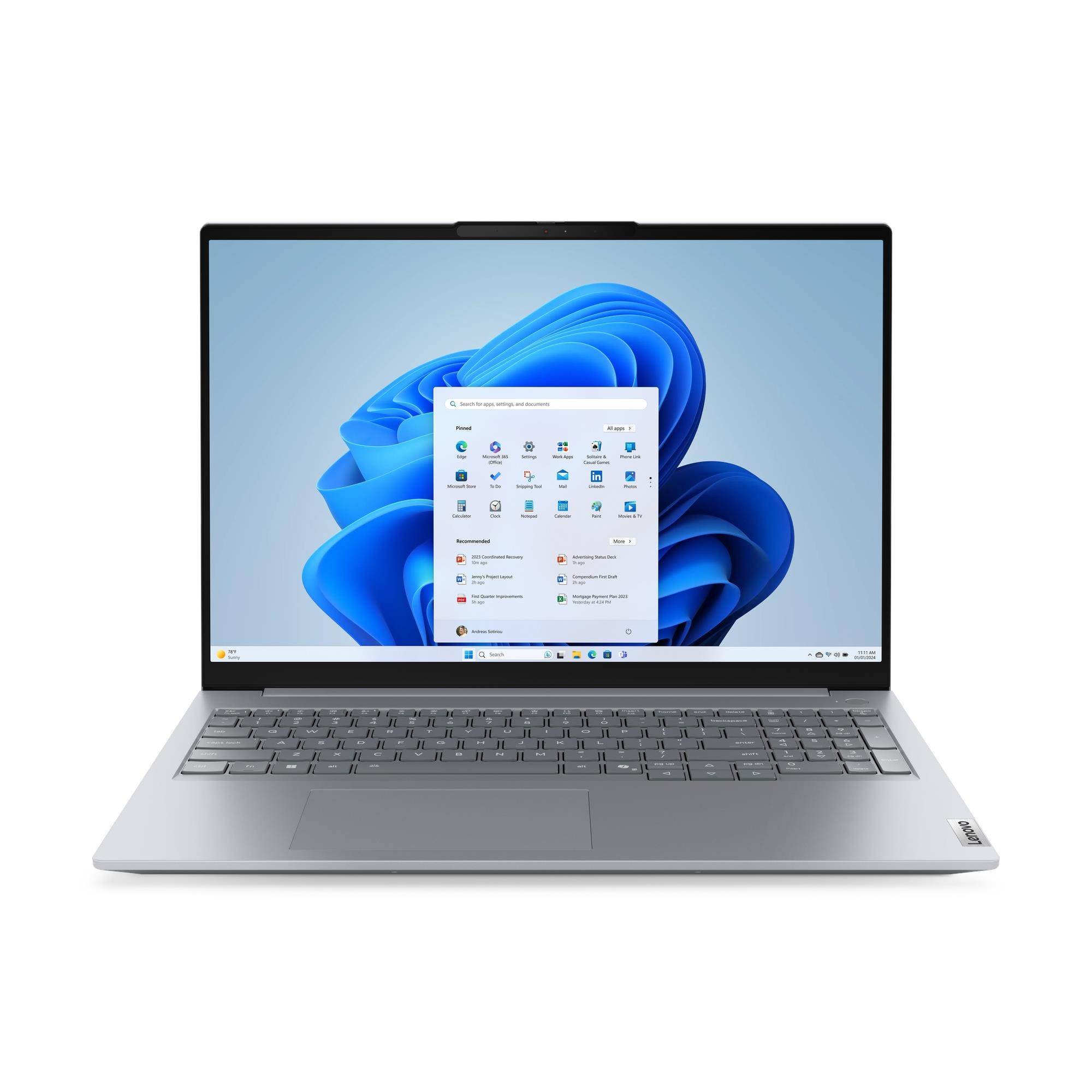 Laptop  ThinkBook 16 G9 IRL CORE 7 240H 2.5G 10C 16T 8GB 512GB 16 WUXGA AG 400N NOOS 3CELL 48WH INTERNAL 3Y Courier/Carry-in
