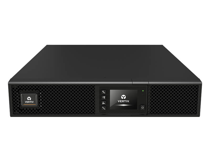 Vertiv Liebert GXT5 1ph UPS, 1kVA, input plug IEC C14 inlet, 2U, output - 230V, output socket groups (8)C13