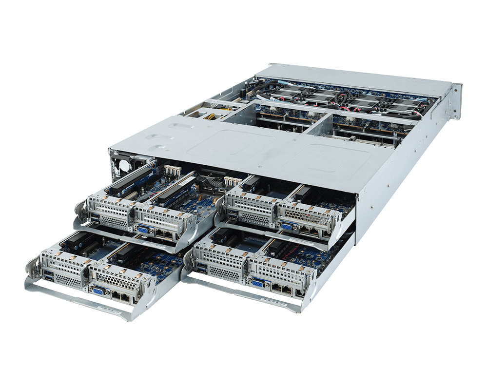 AMD BAREBONE H252-Z10 2U4N 4CPU/32XDIMM 24XHDD 4XPCIE 2X2200W
